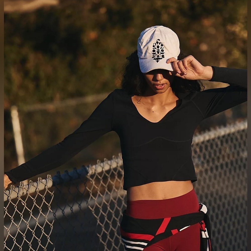 Free People Never Better Voop Solid Layer Top NWT - image 3